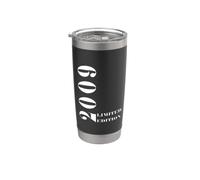 Born in 2009 Vintage Limited Edition Retro Birth Year 2009 Bicchiere termico in acciaio inox doppia parete