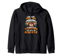 Born in April Birthday Guy Funny Boy Men Wolf Lover Felpa con Cappuccio