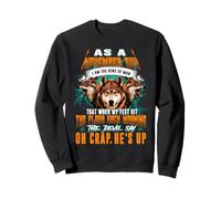Born in November Birthday Guy Funny Boy Men Wolf Lover Felpa