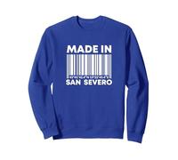 Born in San Severo Felpa, Unisex per Adulti, Blu Reale, XXL