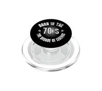 Born In The 70's The Decade Of Legends Vintage Retro PopSockets PopGrip per MagSafe