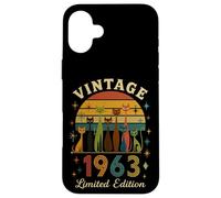 Born In The Sixties Cat Pack 60° compleanno Mid Century Custodia per iPhone 16 Plus