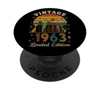Born In The Sixties Cat Pack 60° compleanno Mid Century PopSockets PopGrip Adesivo
