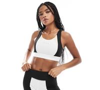 Born Living Yoga - Fiorella - Reggiseno sportivo nero/color pietra con imbottitura rimovibile-Multicolore M