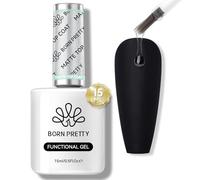 BORN PRETTY 15ML Matte Top Coat Opaco Smalto Semipermente per Manicure Smalti per Unghie in Gel Matt Soak Off UV LED