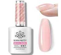BORN PRETTY Gel Costruttore UV 8 in 1 Extension Unghie 15ml | Builder gel multifunzione UV LED per estensione, riparazione e rafforzamento delle unghie, facile da usare a casa