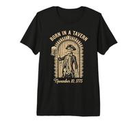 Born Tavern Skeleton Pirate November 1775 Maglietta Premium