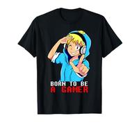 Born To Be A Gamer Tee Gaming Kids Boy Perfect Gaming Lover Maglietta
