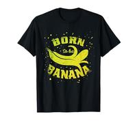 Born To Be Banana, Funny Illustration Graphic Design Banana Maglietta