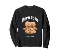 Born To Be Different Illustration Novelty Graphic Designs Felpa
