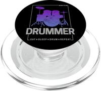 Born To Be Drummer per batteristi e musicisti vintage PopSockets PopGrip per MagSafe
