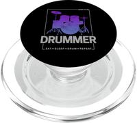 Born To Be Drummer per batteristi e musicisti vintage PopSockets PopGrip per MagSafe