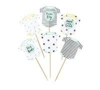 Born To Be Loved Cake Toppers 12Pk