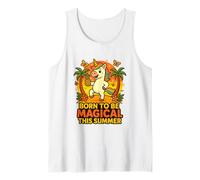 Born to Be Magical Summer Vibes Ananas Unicorno Canotta