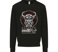Born To Be Vikings Ragnar Odin Valhalla Uomo Sweatshirt Jumper