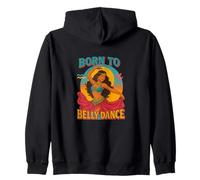 Born to Belly Dance Colorful Dancer Art per artisti Felpa con Cappuccio
