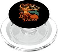 Born to Belly Dance Colorful Dancer Art per artisti PopSockets PopGrip per MagSafe