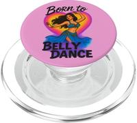 Born to Belly Dance Colorful Dancer Art per artisti PopSockets PopGrip per MagSafe