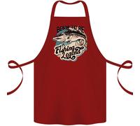 Born To Essere Un Pesca Leggenda Pescatore Cotone Grembiule 100% Biologico