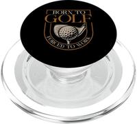 Born To Golf Forced To Work Golf Golf Amante Golf Uomini PopSockets PopGrip per MagSafe