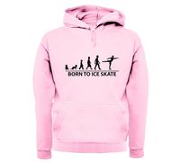 Born To Ice Skate Felpa Uomo/Donna Con Cappuccio Da Pattinaggio