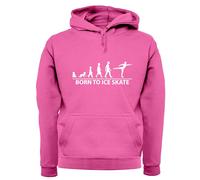 Born To Ice Skate Felpa Uomo/Donna Con Cappuccio Da Pattinaggio