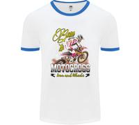 Born To Motocross Dirt Bike Uomo Ringer