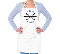 Born To Pagaia - Unisex Adulti Grembiule - Kayak Kayaking Canoa Canottaggio