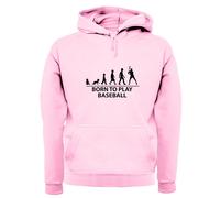 Born To Play Baseball - Adulti Felpa/Maglione - Base Sfera Player Ventola Amo