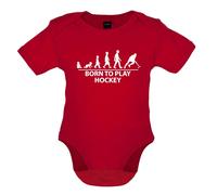Born To Play Hockey - Bambino T-Shirt / Body - Campo Player Squadra Sport