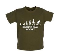 Born To Play Hockey - Bambino T-Shirt / Body - Campo Player Squadra Sport