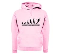 Born To Play Lacrosse - Adulti Felpa/Maglione - Player Love Equipment Campo