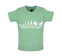 Born To Play Scacchi - T-Shirt / Body - Player Gioco Re Regina Tavola Pedone