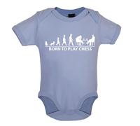 Born To Play Scacchi - T-Shirt / Body - Player Gioco Re Regina Tavola Pedone