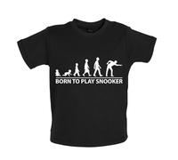 Born To Play Snooker - Bambino T-Shirt / Body - 147 Crogiolo Funny Ronnie Tavolo