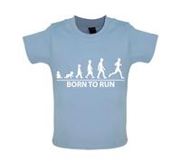 Born To Run - T-Shirt / Body - Corridore Corsa Jogging Marathon Gara 5K 10K