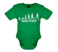 Born To Run - T-Shirt / Body - Corridore Corsa Jogging Marathon Gara 5K 10K