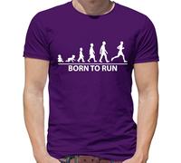 Born To Run - T-Shirt - Corridore Corsa Jogging Marathon Gara 5K 10K Mezzo