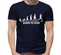 Born To Run - T-Shirt - Corridore Corsa Jogging Marathon Gara 5K 10K Mezzo