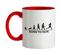 Born To Run - Tazza IN Ceramica - Runner Corsa Marathon Gara 5K 10K Mezza