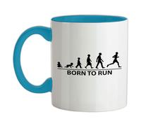 Born To Run - Tazza IN Ceramica - Runner Corsa Marathon Gara 5K 10K Mezza