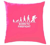 Born To Scontro a Fuoco - Cuscino - Fuoco Fighter Divertente Love Uomo Donna Job