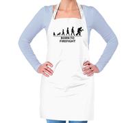 Born To Scontro a Fuoco - Unisex Adulti Grembiule - Fighter Funny Love Uomo