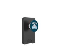 Born To Ski Forced To Work Funny Powder Ski PopSockets PopWallet per MagSafe