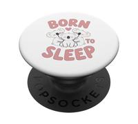 Born to Sleep Koala sonno PopSockets PopGrip Adesivo