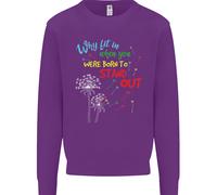 Born To Stand Fuori Autism Asd Uomo Felpa Maglione