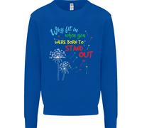 Born To Stand Fuori Autism Asd Uomo Felpa Maglione