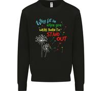 Born To Stand Fuori Autism Asd Uomo Felpa Maglione