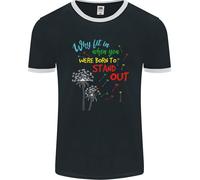 Born To Stand Fuori Autism Asd Uomo Ringer Fotl