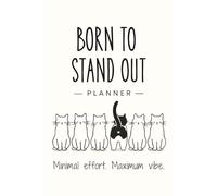 Born to Stand Out: A Simple Cat-Themed Layout for Daily Tasks, Priorities and Notes